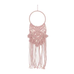 4MURS Suspension en macramé SURIA coloris rose poudré - 4MURS