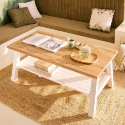 4MURS Table basse ETRETAT coloris naturel 60 x 120 cm - 4MURS