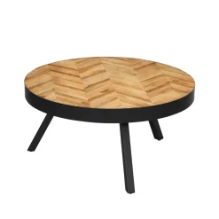 4MURS Table basse FARROW coloris Teck naturel - 4MURS