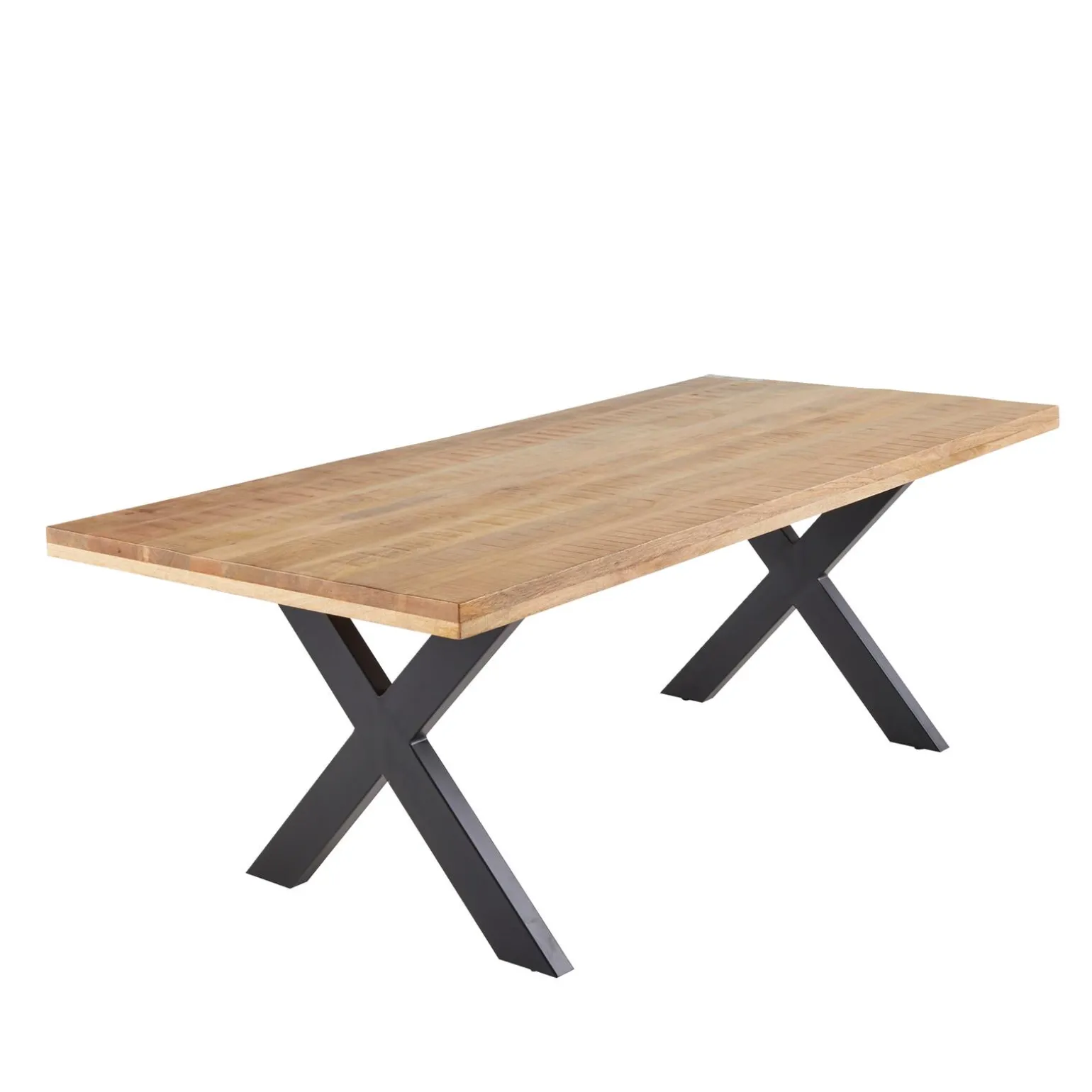 4MURS Table de salle à manger KHAN naturel 220 x 100 cm - 4MURS