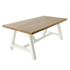 4MURS Table de salle à manger ETRETAT naturel 100 x 200 cm - 4MURS