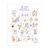 4MURS Tableau ABECEDAIRE JE SUIS UNE PRINCESSE multicolore - 4MURS