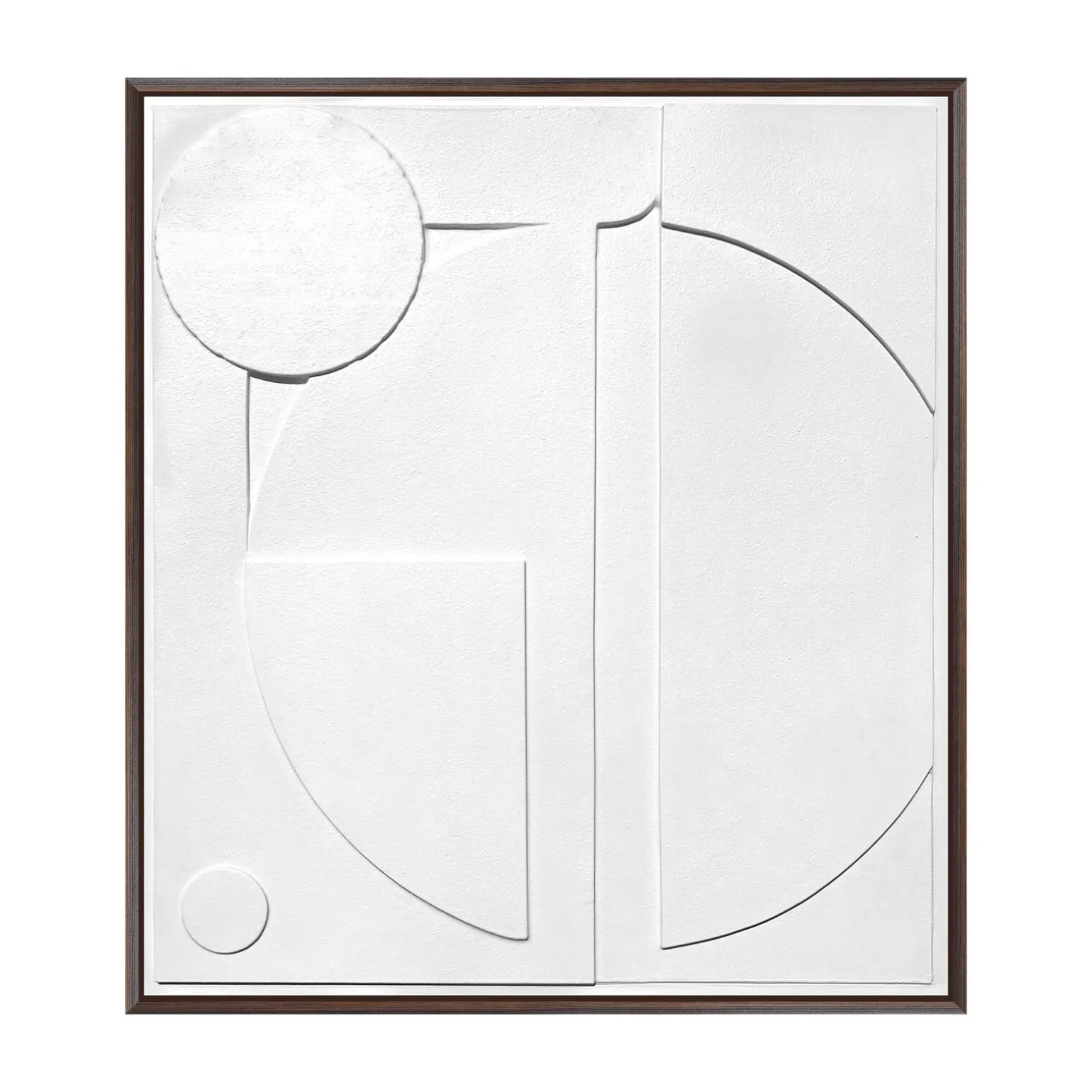 4MURS Tableau DANAE coloris Blanc et noyer - 4MURS