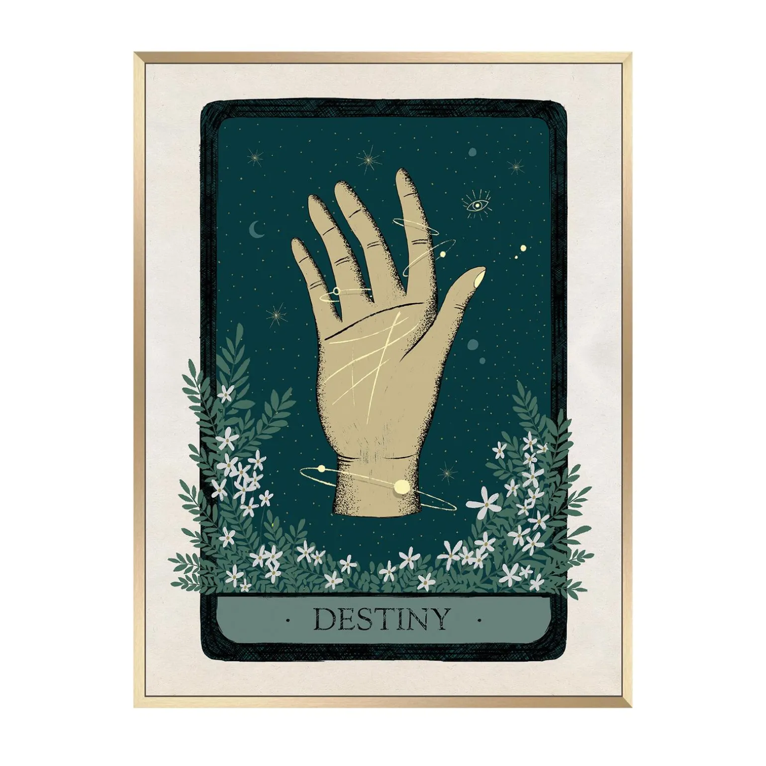 4MURS Tableau DESTINY coloris vert - 4MURS