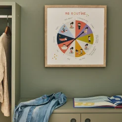 4MURS Tableau embelli MA ROUTINE coloris multicolore - 4MURS