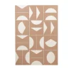 4MURS Tableau LEIKA bicolore terracotta sur blanc cassé - 4MURS