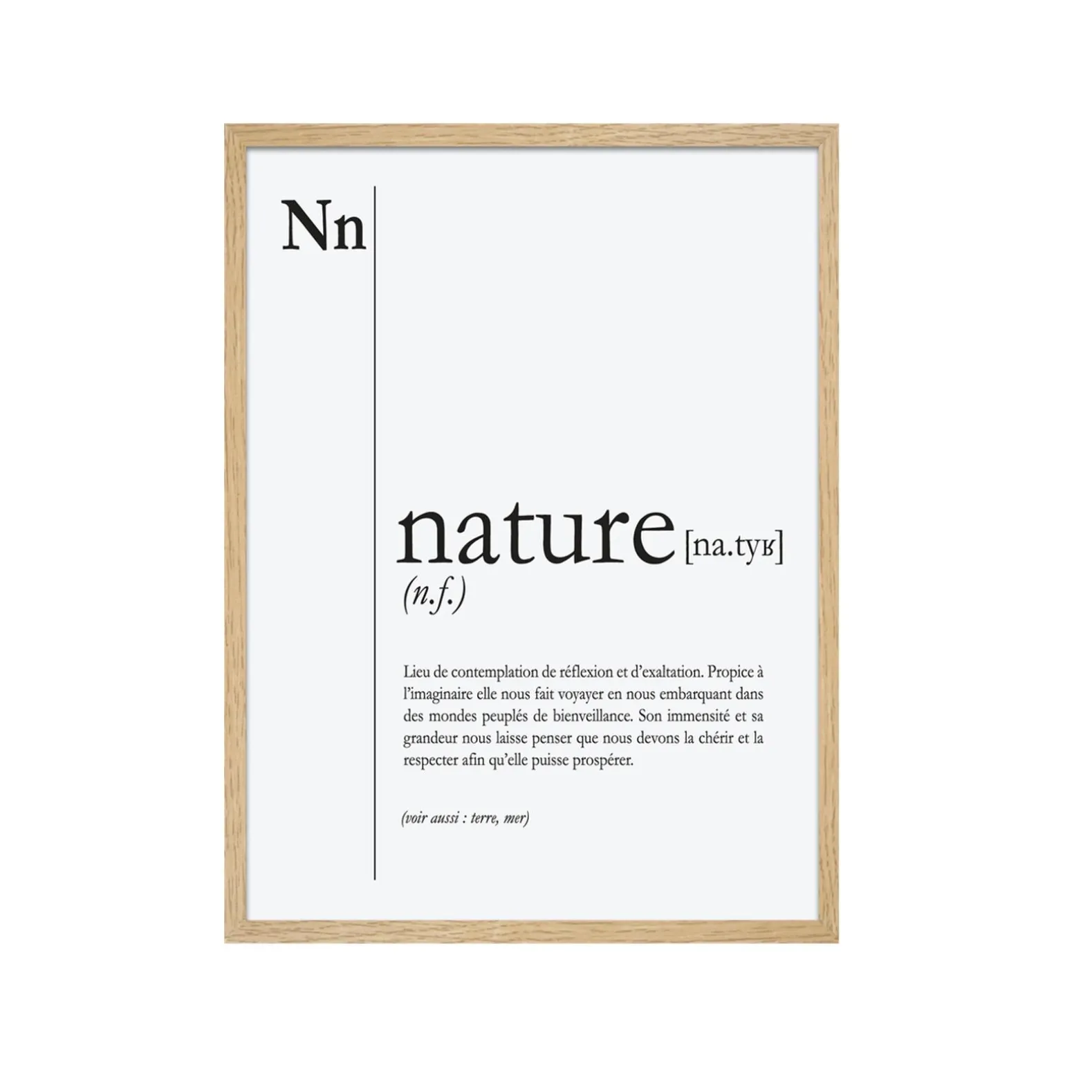 4MURS Tableau NATURE coloris blanc - 4MURS