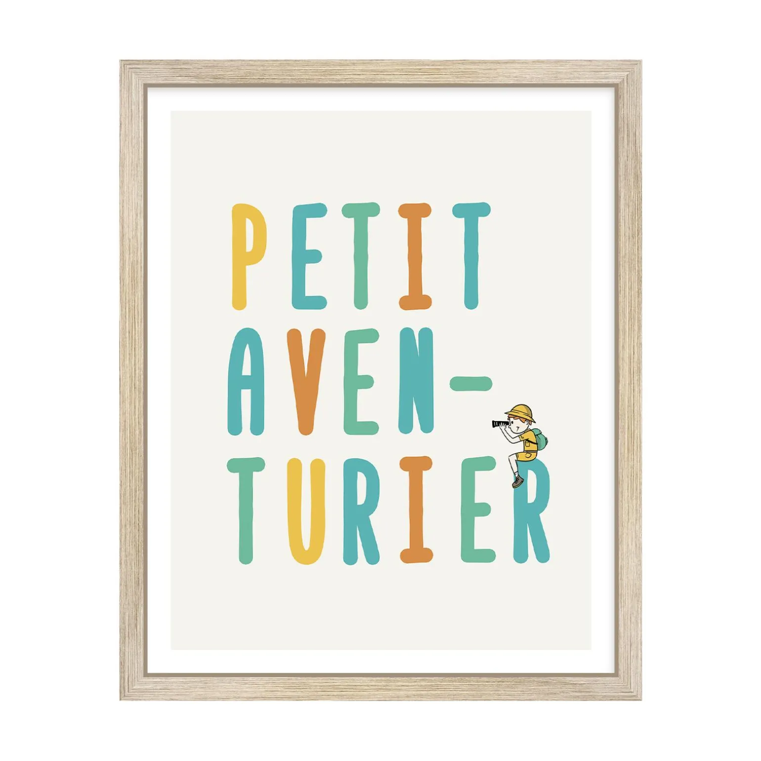 4MURS Tableau PETIT AVENTURIER coloris multicolore - 4MURS