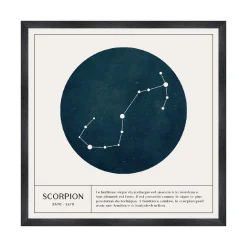 4MURS Tableau SCORPION coloris blanc - 4MURS