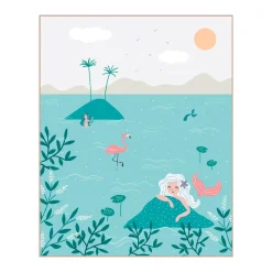 4MURS Tableau SIRENINA coloris multicolore hauteur 50 cm - 4MURS