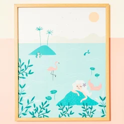 4MURS Tableau SIRENINA coloris multicolore hauteur 50 cm - 4MURS