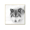 4MURS Tableau SNOW WOLF 40 x 40 cm - 4MURS