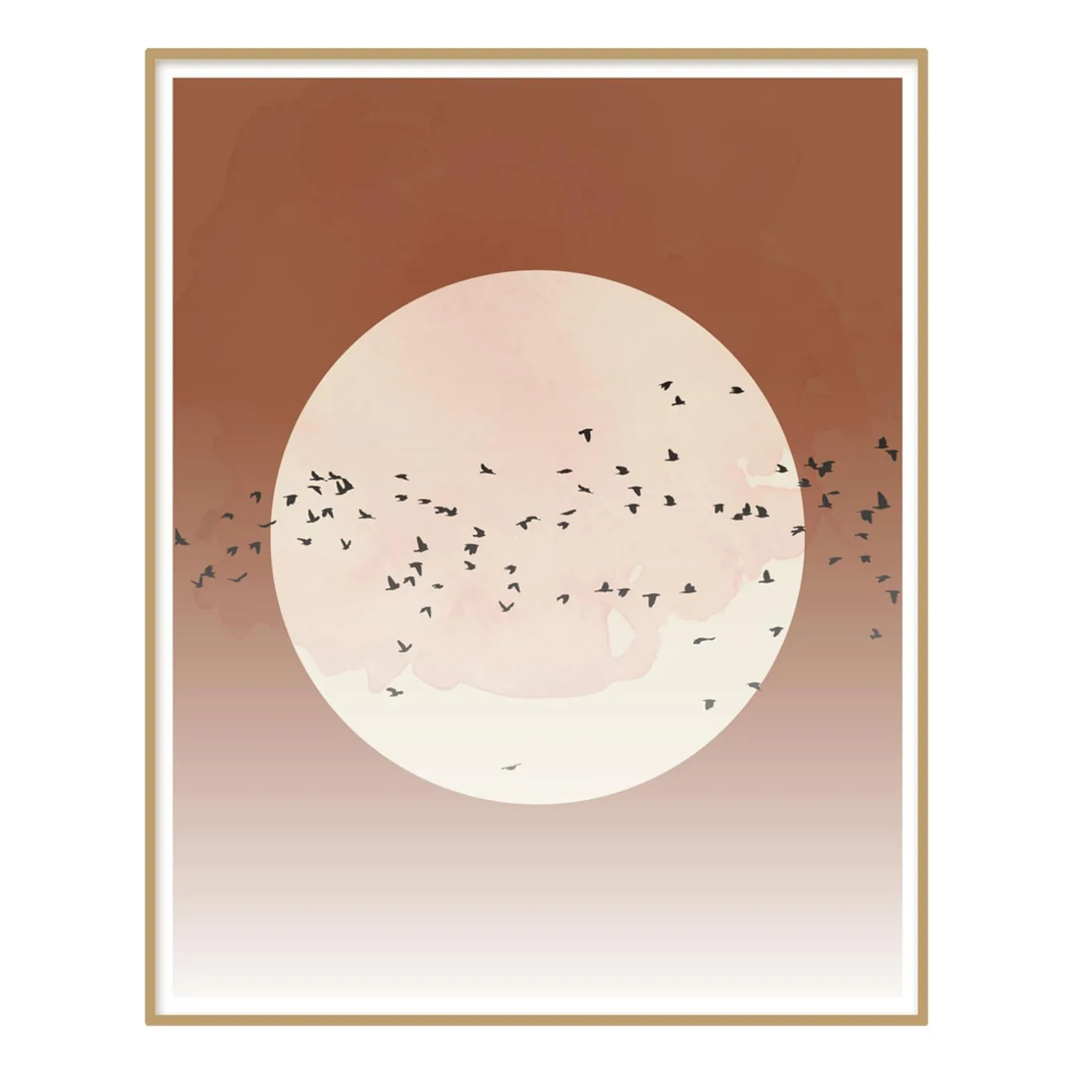4MURS Tableau SOLEIL OISEAUX - 4MURS