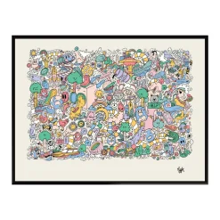 4MURS Tableau STREET ART coloris multicolore - 4MURS