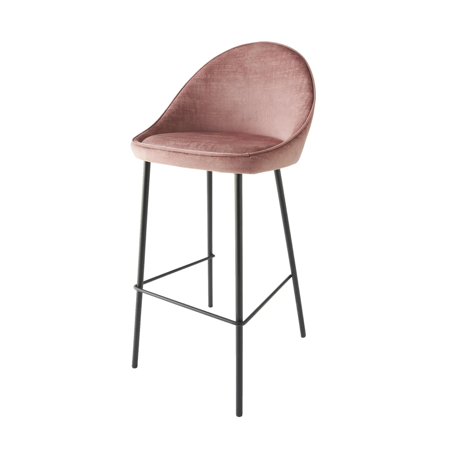 4MURS Tabouret de bar CAITLYNE coloris rose - 4MURS