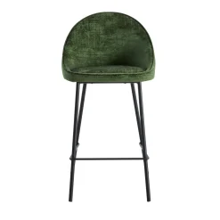 4MURS Tabouret de plan de travail CAITLYNE vert émeraude - 4MURS