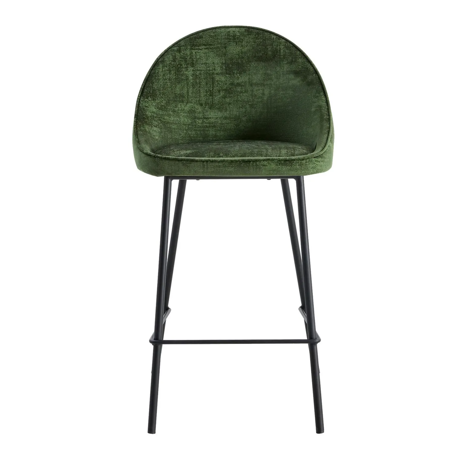 4MURS Tabouret de plan de travail CAITLYNE vert émeraude - 4MURS