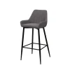 4MURS Tabouret de plan de travail CASSIA coloris gris chiné - 4MURS
