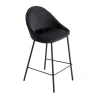 4MURS Tabouret de plan de travail CAITLYNE coloris noir - 4MURS