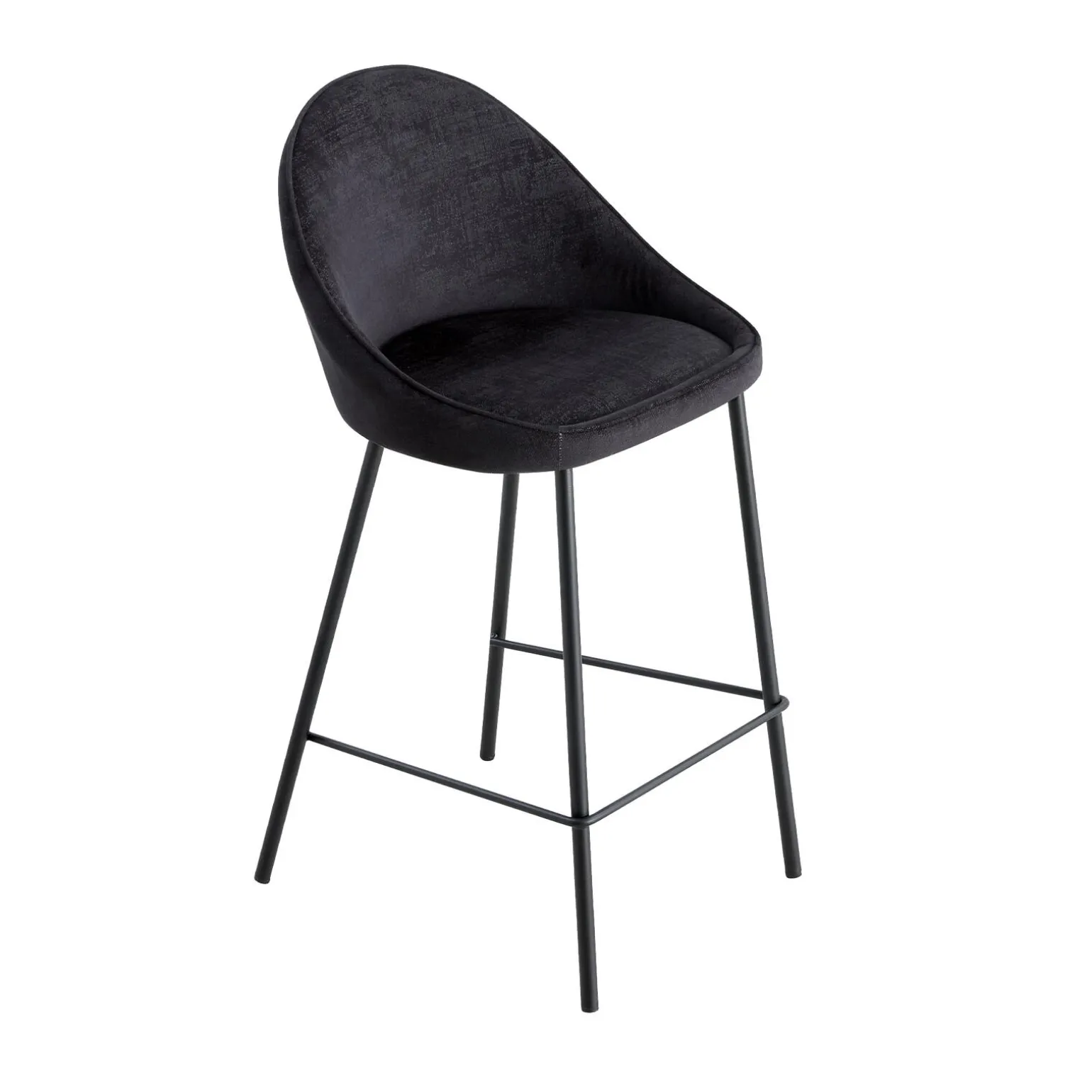 4MURS Tabouret de plan de travail CAITLYNE coloris noir - 4MURS