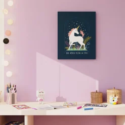 4MURS Toile embellie DES REVES PLEINS LA TETE 40 x 50 cm - 4MURS