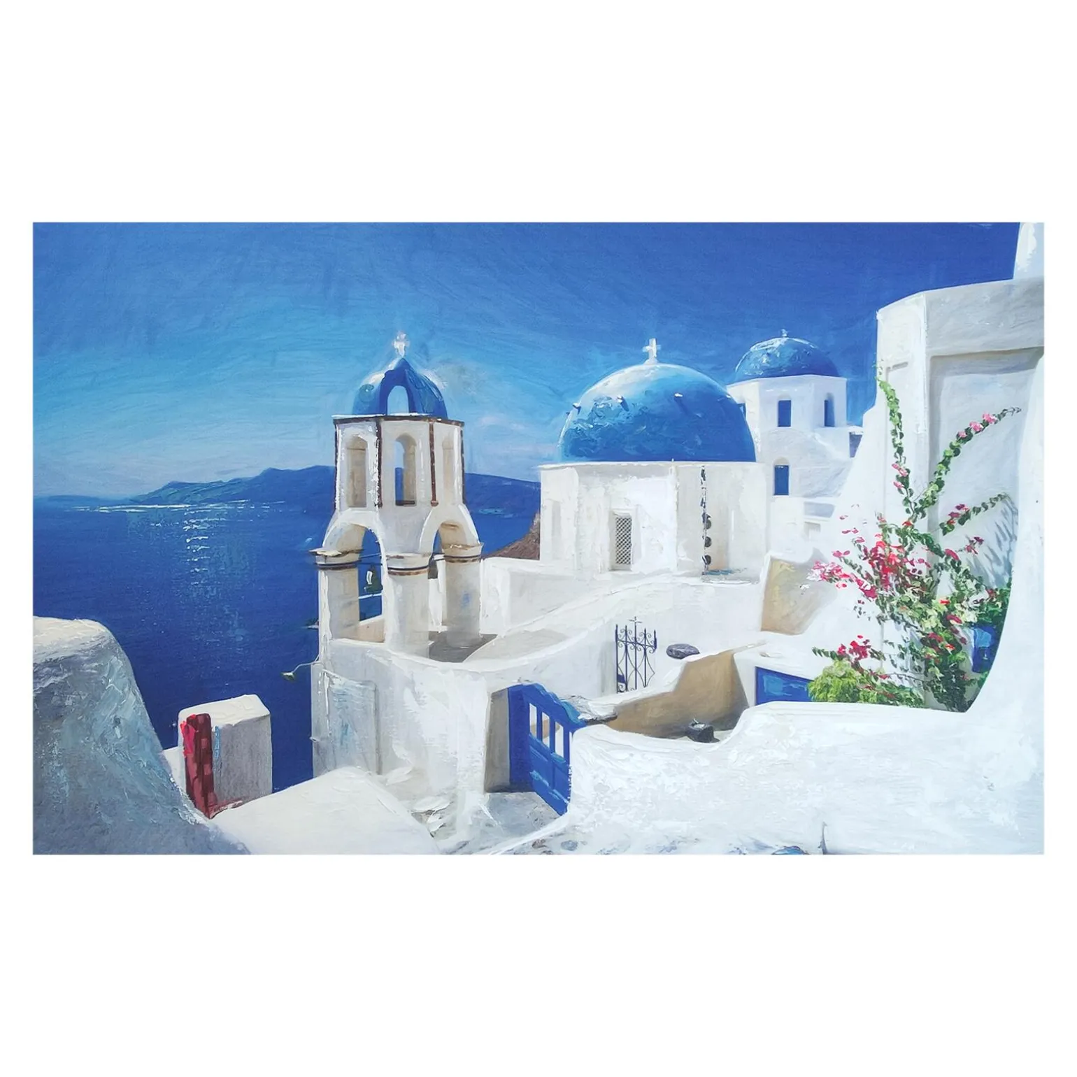 4MURS Toile peinte SANTORINI 80 x 50 cm - 4MURS