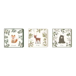4MURS Triptyque LES ANIMAUX SAUVAGES coloris multicolore - 4MURS