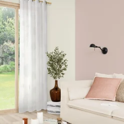 4MURS Voilage ESSENTIEL coloris blanc 140 x 240 cm - 4MURS