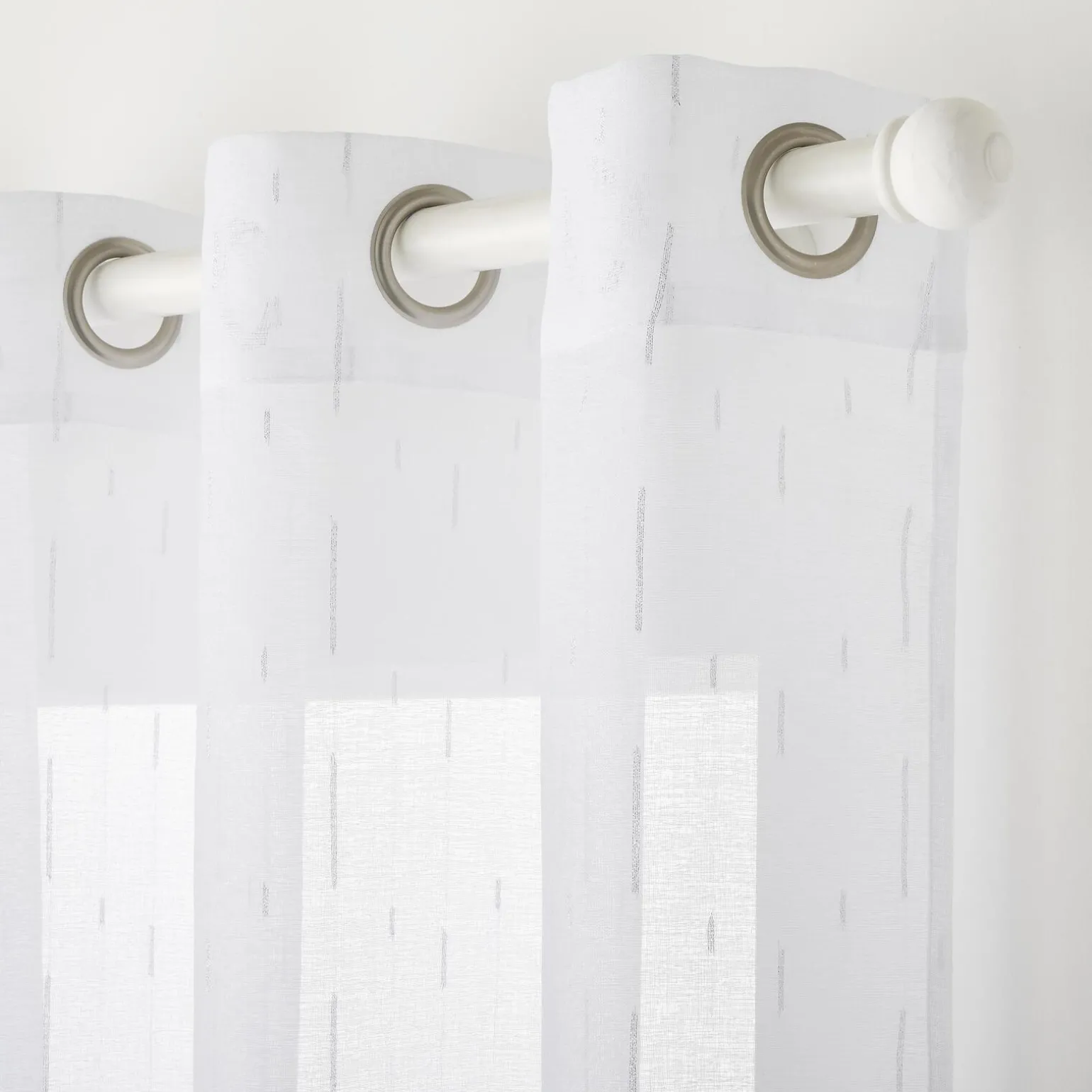 4MURS Voilage HOLMI coloris blanc 140 x 240 cm - 4MURS