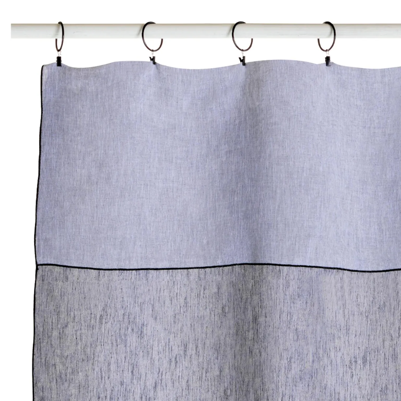 4MURS Voilage LIPARI coloris indigo 140 x 290 cm - 4MURS