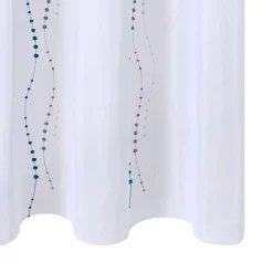 4MURS Voilage LYANA coloris bleu paon 140 x 240 cm - 4MURS