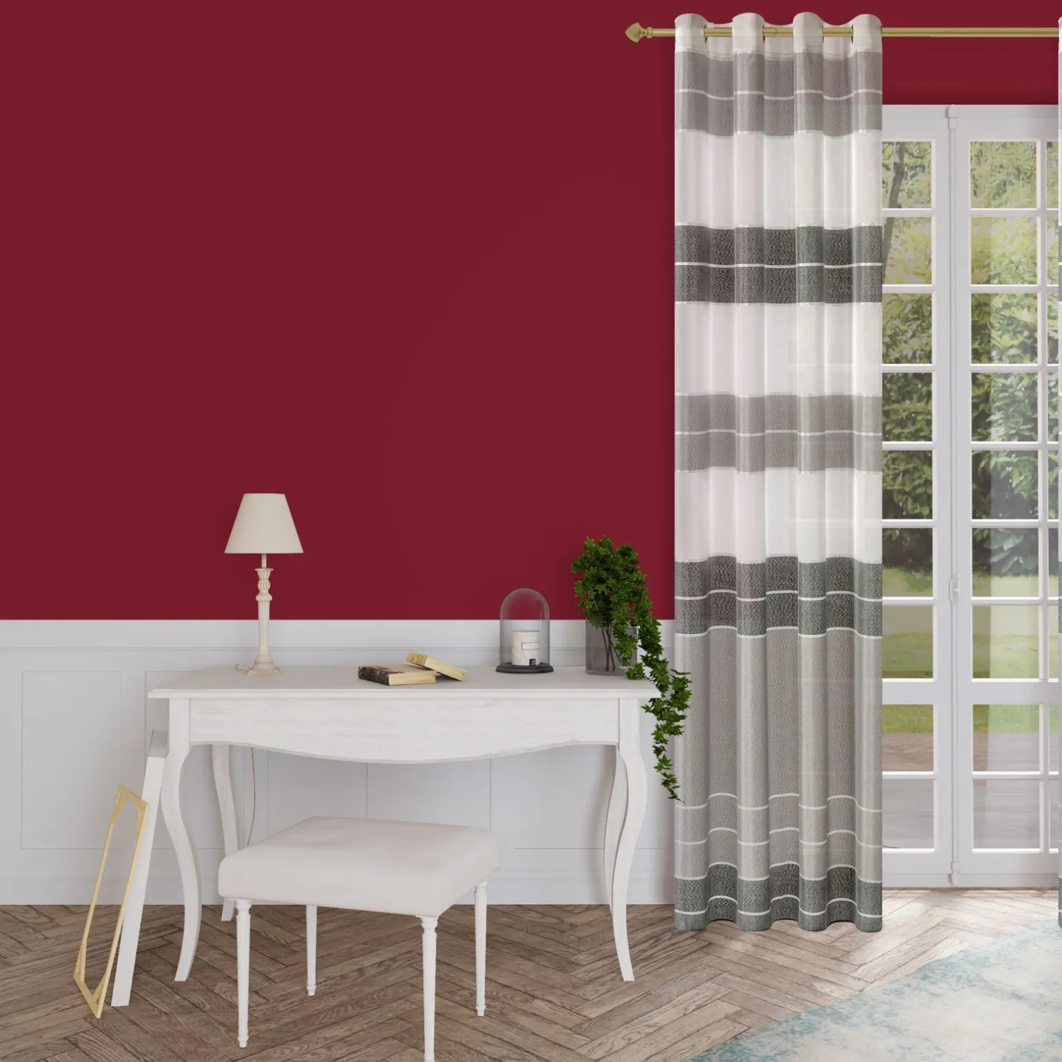 4MURS Voilage NEVA coloris gris 140 x 240 cm - 4MURS