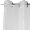 4MURS Voilage NEW ZIG ZAG coloris blanc 140 x 240 cm - 4MURS