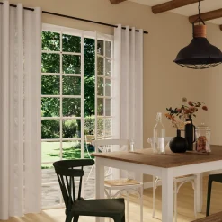 4MURS Voilage PROCIDA coloris blanc 140 x 240 cm - 4MURS