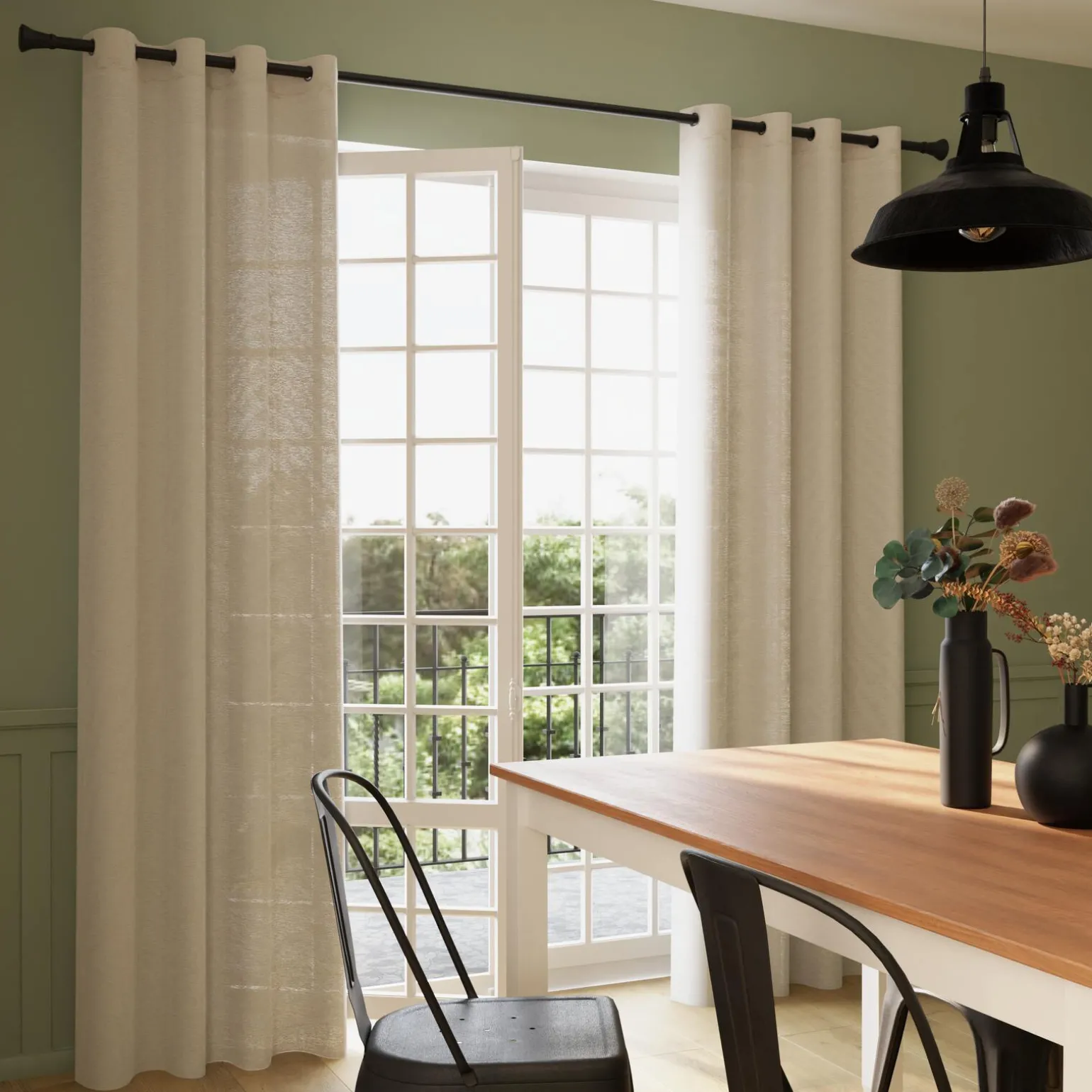 4MURS Voilage URSIN coloris naturel 140 x 240 cm - 4MURS