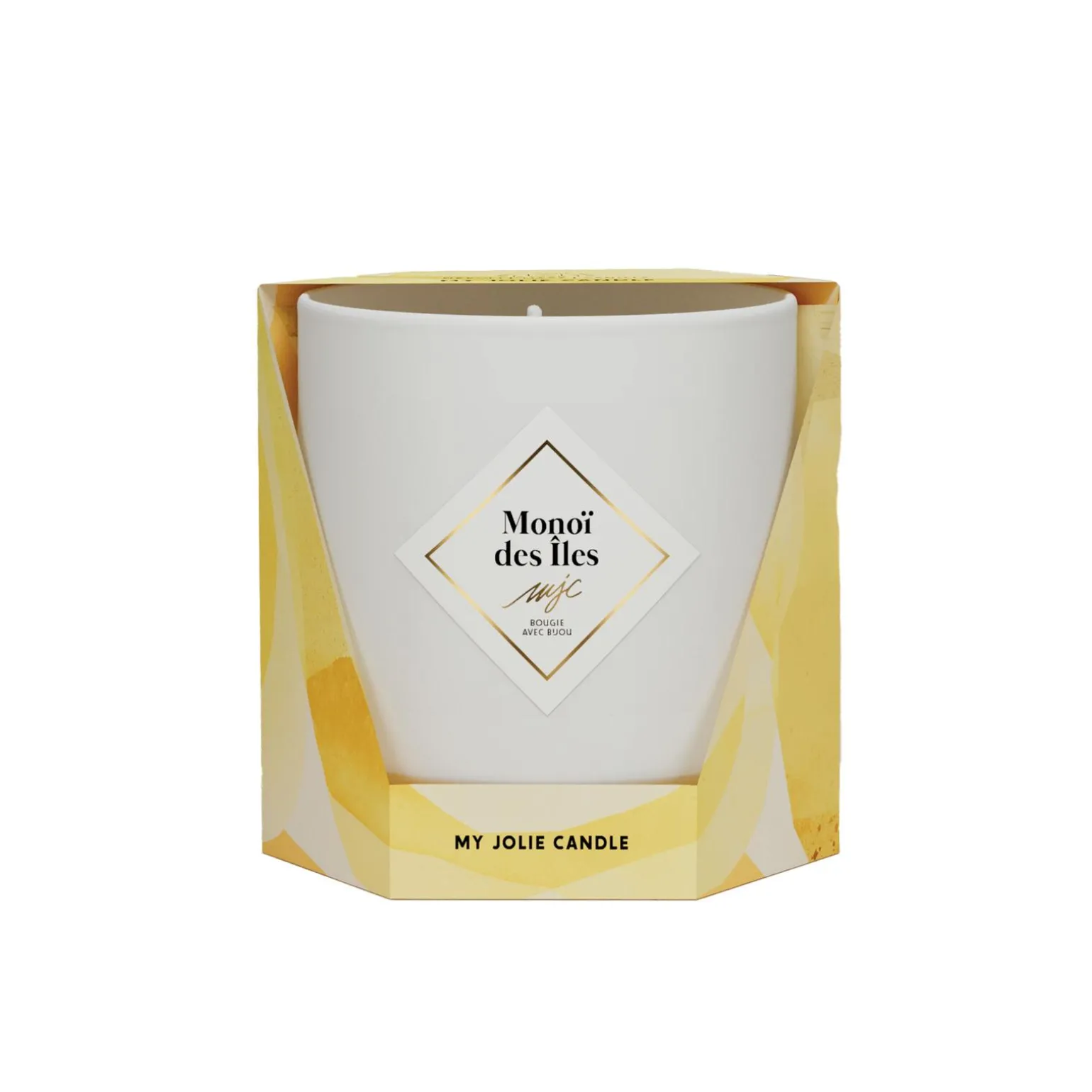 MY JOLIE CANDLE Bougie bijoux LES ESSENTIELLES blanc - 4MURS