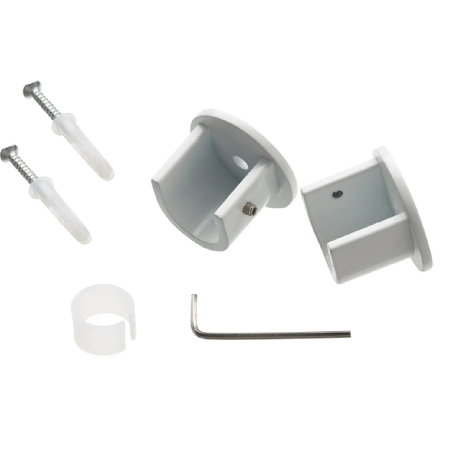 Naissance HOWLITE coloris blanc diamètre barre 1,9 cm - 4MURS