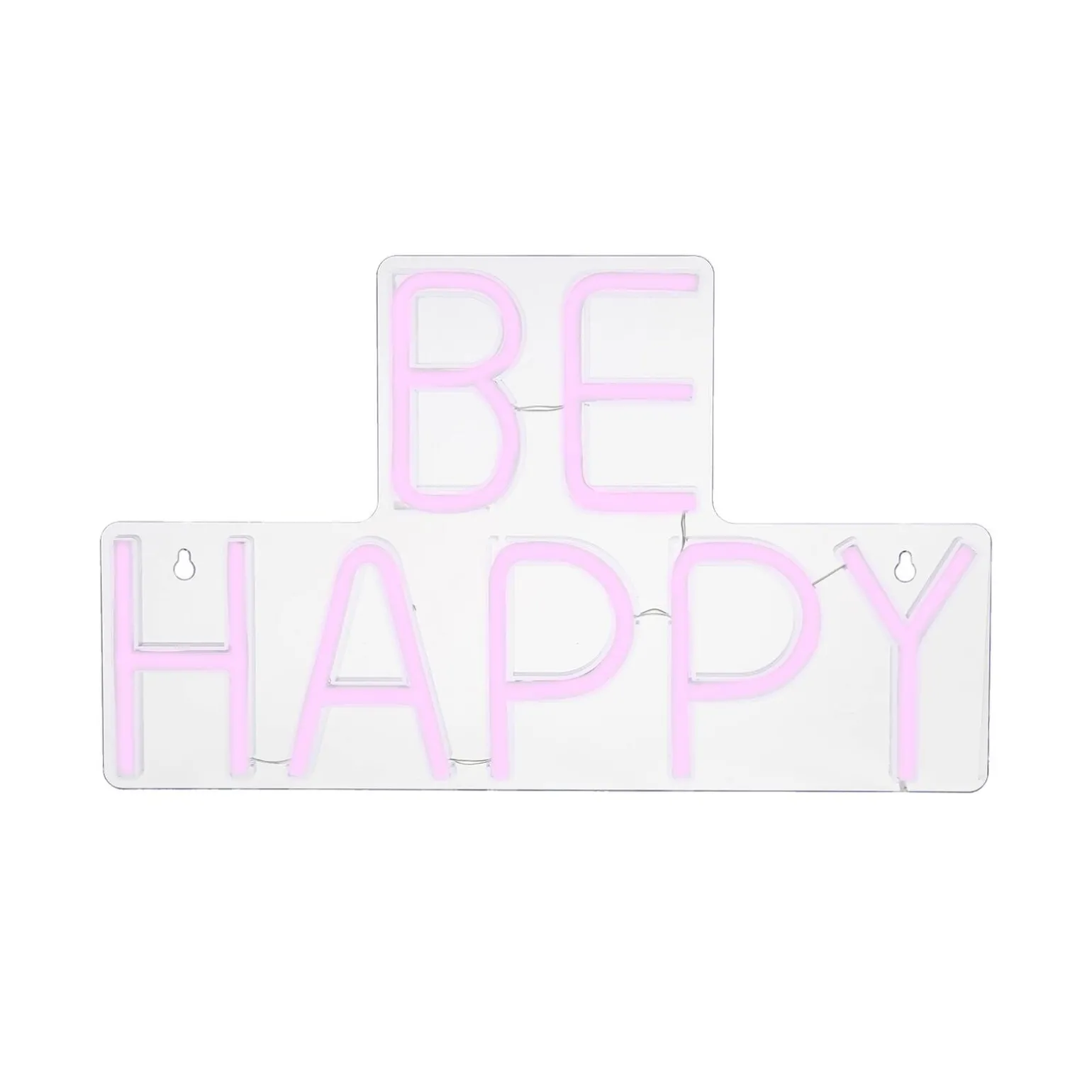 Néon BE HAPPY coloris rose - 4MURS