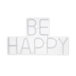Néon BE HAPPY coloris rose - 4MURS