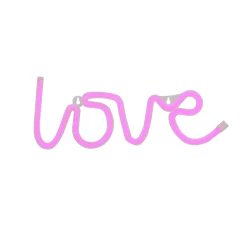 Néon LOVE coloris rose - 4MURS