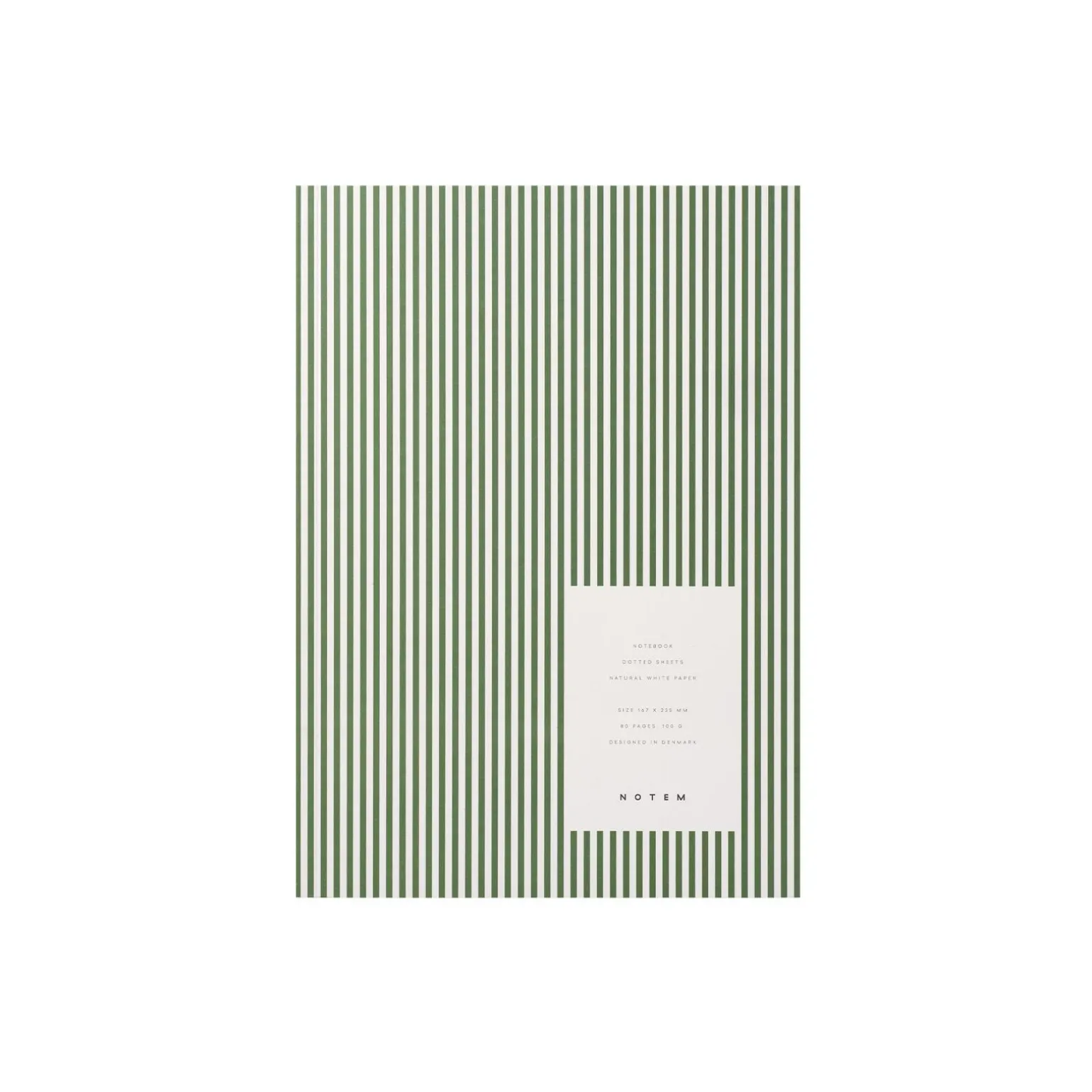 NOTEM Carnet VITA MEDIUM coloris vert - 4MURS