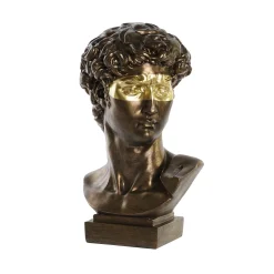 Objet déco DAVID coloris Cuivre/Or - 4MURS