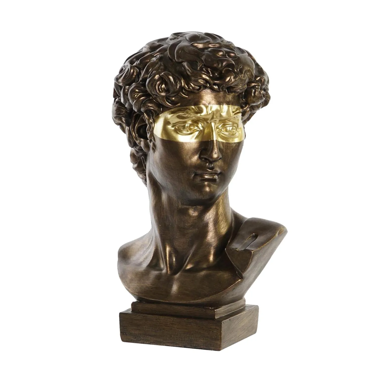 Objet déco DAVID coloris Cuivre/Or - 4MURS