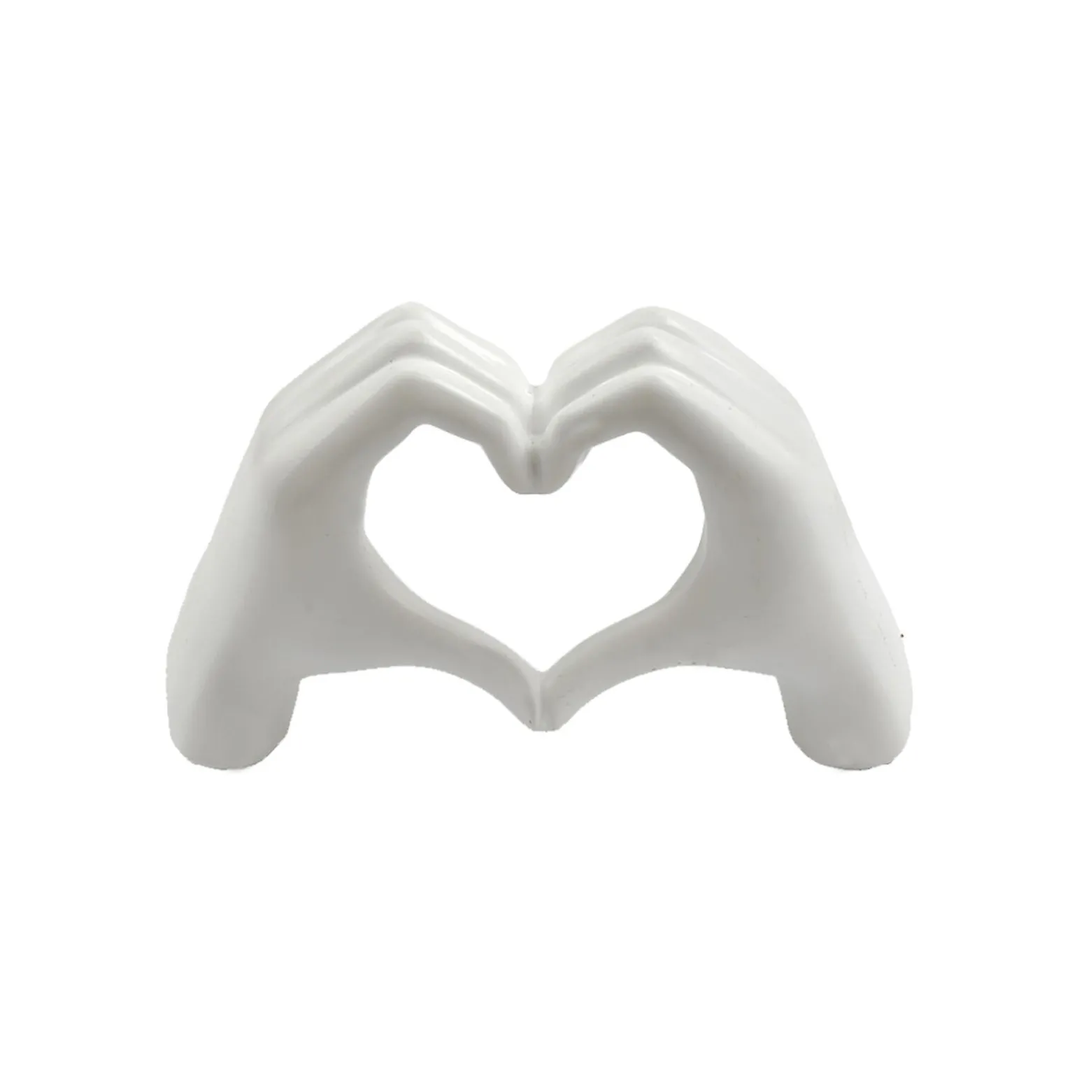 Objet déco LOVE HAND coloris blanc - 4MURS