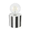 Objet lumineux ITCHY coloris noir/blanc 18 x 9 cm - 4MURS