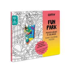 OMY Coloriage POSTER FUN PARK - 4MURS