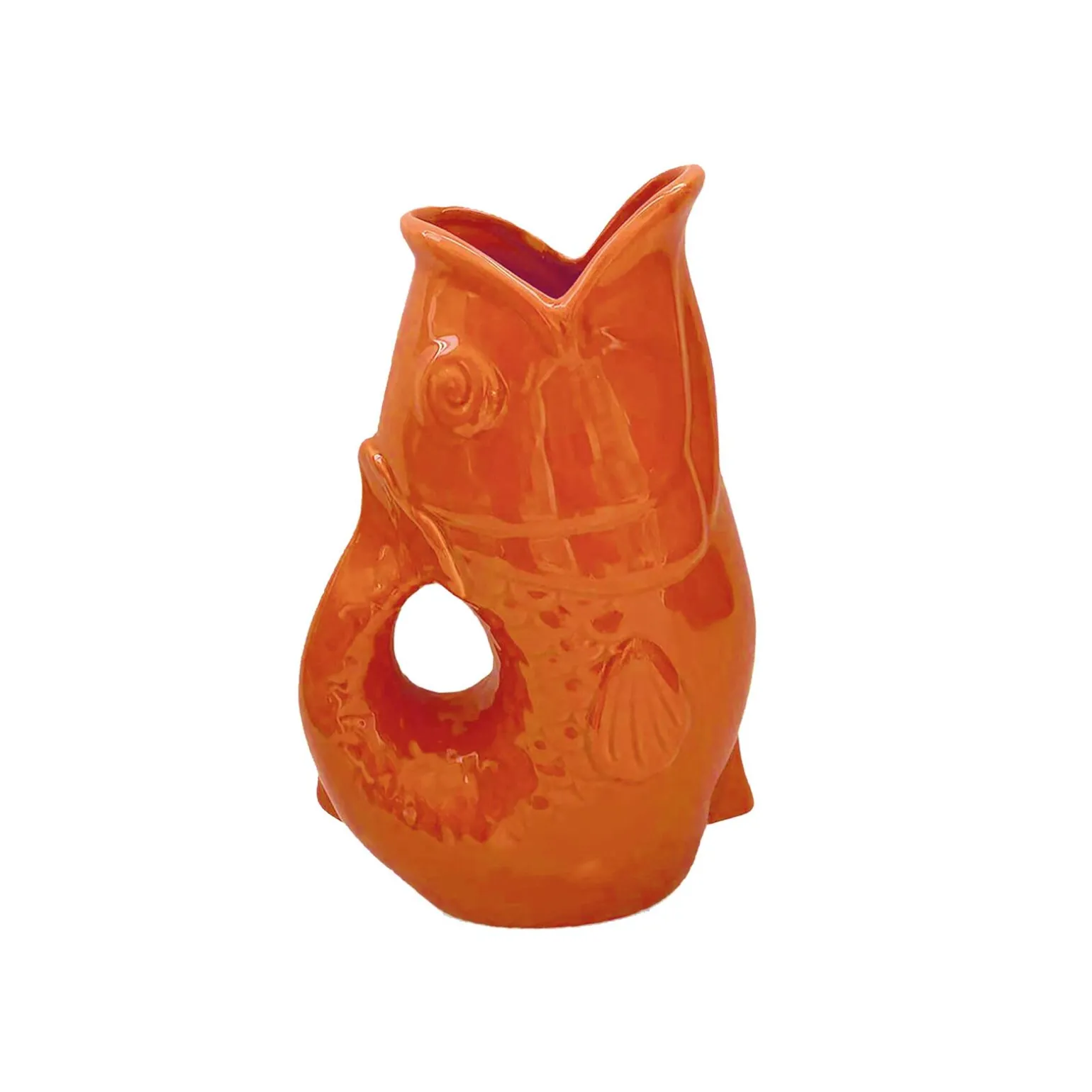 Opjet Vase POISSON coloris orange - 4MURS