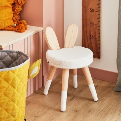 Ostaria Fauteuil pour enfant THELMA coloris blanc cassé - 4MURS