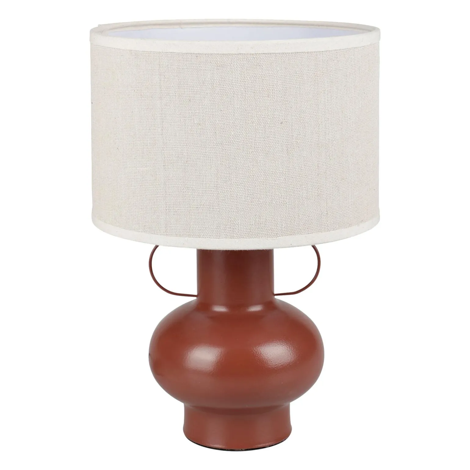 Ostaria Lampe à poser AMPHORE coloris terracotta 33 x 22 cm - 4MURS