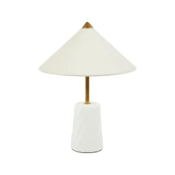 Ostaria Lampe à poser MERINGA coloris blanc 37 x 38 cm - 4MURS